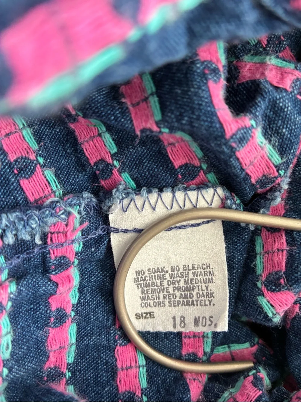 Vintage Oshkosh Overalls Girl’s 18 Months Made in the USA Union Tag